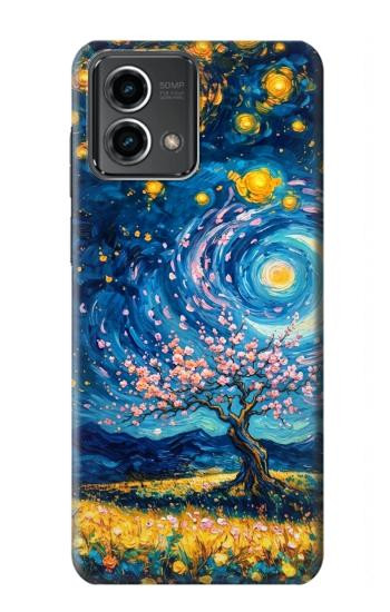 S4081 Dreamy Spiral Galaxy Night Sky Art Case For Motorola Moto G Stylus 5G (2023)