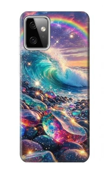 S4084 Rainbow Ocean Wave Fantasy Case For Motorola Moto G Power (2023) 5G