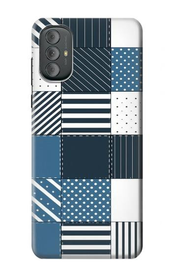S4082 Modern Geometric Patchwork Pattern Case For Motorola Moto G Power 2022, G Play 2023