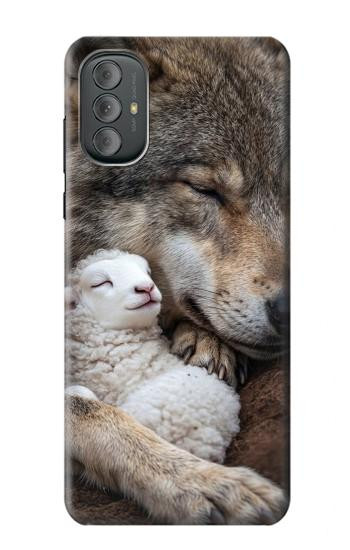 S4089 Gentle Wolf And Lamb Friendship Art Case For Motorola Moto G Power 2022, G Play 2023