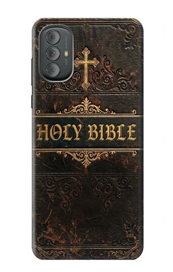 S4109 Vintage Antique Bible Book Cover Art Case For Motorola Moto G Power 2022, G Play 2023