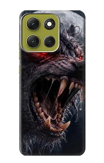 S4094 Wolf Moonlight Fantasy Art Case For Motorola Moto G86