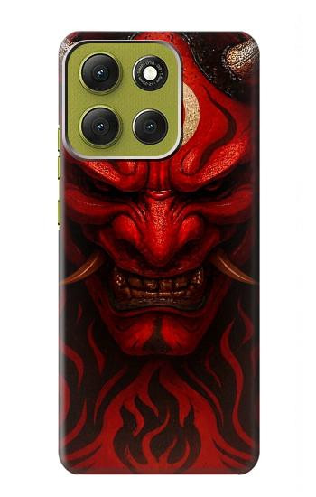 S4099 Mystic Red Demon Illustration Case For Motorola Moto G86