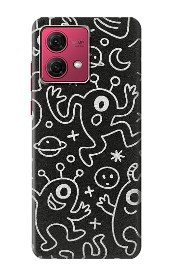 S4101 Cute Cartoon Monster Pattern Case For Motorola Moto G84