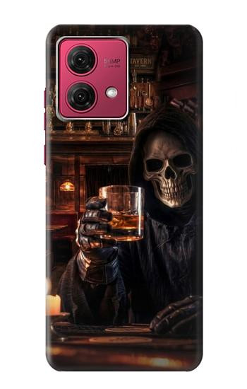 S4102 Vintage Skull Tavern Artwork Case For Motorola Moto G84