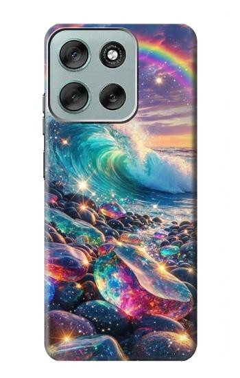 S4084 Rainbow Ocean Wave Fantasy Case For Motorola Moto G56
