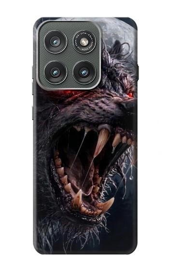 S4094 Wolf Moonlight Fantasy Art Case For Motorola Edge (2025)