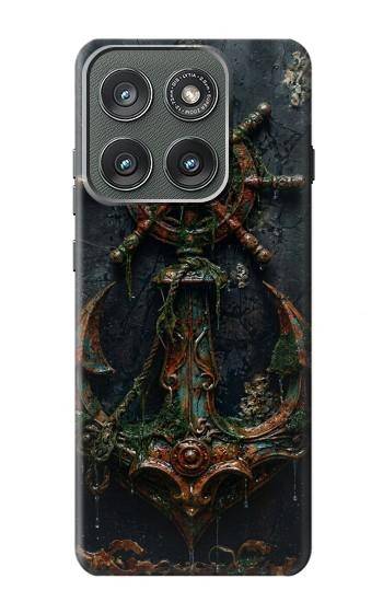 S4106 Vintage Maritime Anchor Helm Art Case For Motorola Edge (2025)