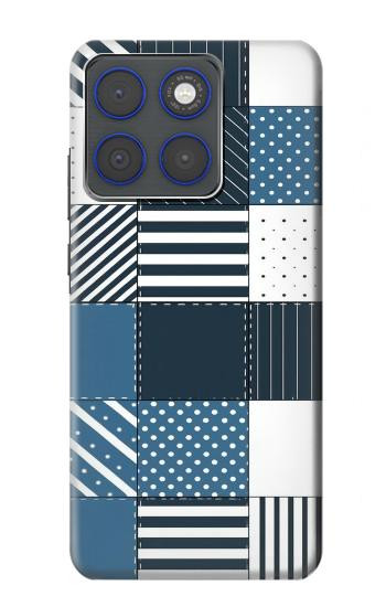 S4082 Modern Geometric Patchwork Pattern Case For Motorola Edge 70
