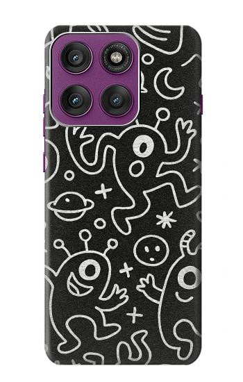 S4101 Cute Cartoon Monster Pattern Case For Motorola Edge 60 Pro