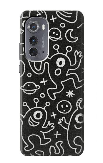 S4101 Cute Cartoon Monster Pattern Case For Motorola Edge (2022)