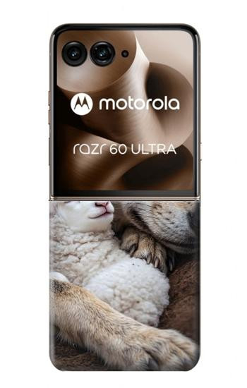 S4089 Gentle Wolf And Lamb Friendship Art Case For Motorola Razr 70 Ultra, 60 Ultra, 50 Ultra, Ultra 2026, Ultra 2025
