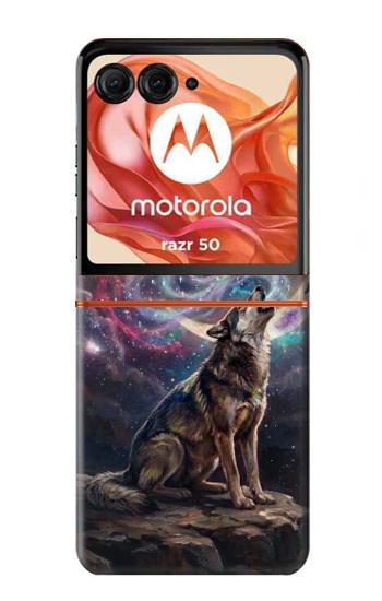 S4110 Mystic Wolf Ancient Symbol Artwork Case For Motorola Razr 70,60,50, Razr (2026, 2025, 2024)