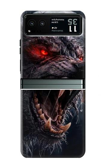 S4094 Wolf Moonlight Fantasy Art Case For Motorola Razr 40