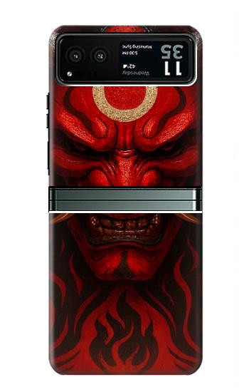 S4099 Mystic Red Demon Illustration Case For Motorola Razr 40