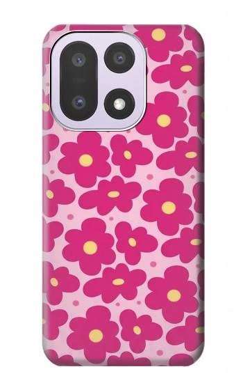 S4097 Pink Floral Seamless Pattern Design Case For OnePlus 15