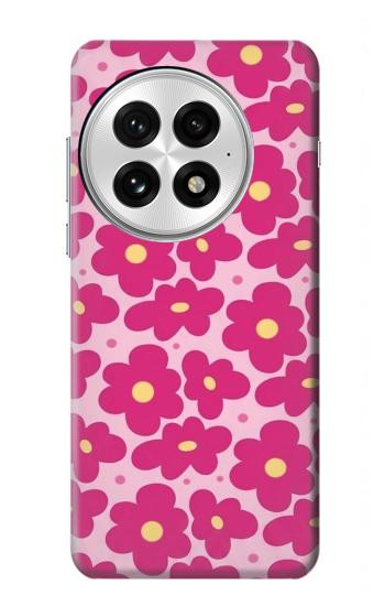 S4097 Pink Floral Seamless Pattern Design Case For OnePlus 13