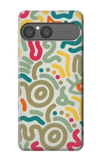 S4078 Abstract Colorful Doodle Pattern Case For Sony Xperia 10 VII