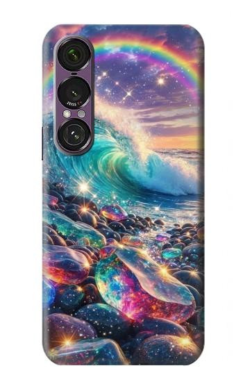 S4084 Rainbow Ocean Wave Fantasy Case For Sony Xperia 1 VII