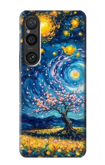 S4081 Dreamy Spiral Galaxy Night Sky Art Case For Sony Xperia 1 VI