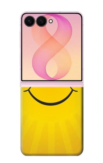 S1146 Yellow Sun Smile Case For Samsung Galaxy Z Flip 8