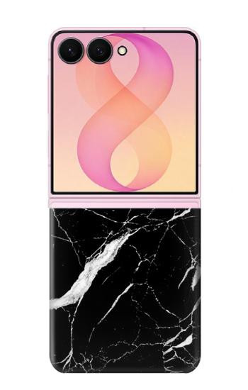 S2895 Black Marble Graphic Printed Case For Samsung Galaxy Z Flip 8