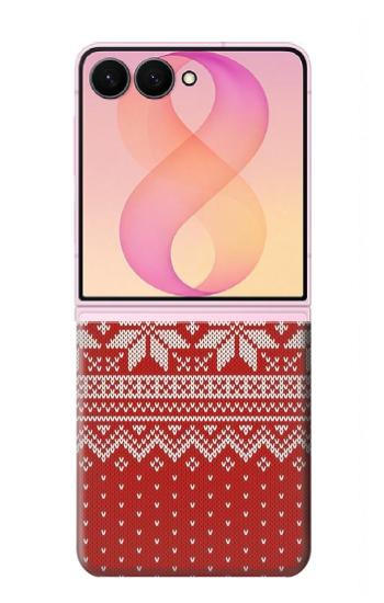 S3384 Winter Seamless Knitting Pattern Case For Samsung Galaxy Z Flip 8