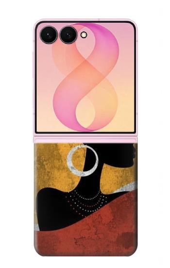 S3453 African Queen Nefertiti Silhouette Case For Samsung Galaxy Z Flip 8