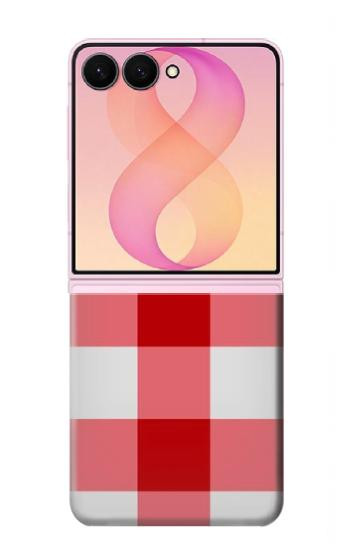 S3535 Red Gingham Case For Samsung Galaxy Z Flip 8