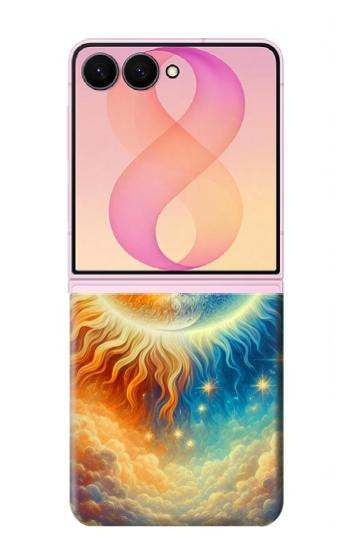 S3966 Artistic Sun Moon Case For Samsung Galaxy Z Flip 8
