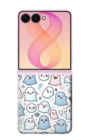 S4013 Seamless Cute Ghost Pattern Case For Samsung Galaxy Z Flip 8