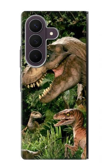 S1452 Trex Raptor Dinosaur Case For Samsung Galaxy Z Fold 8 Ultra