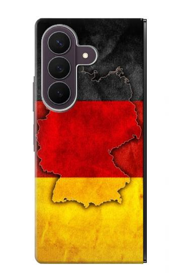 S2935 Germany Flag Map Case For Samsung Galaxy Z Fold 8 Ultra