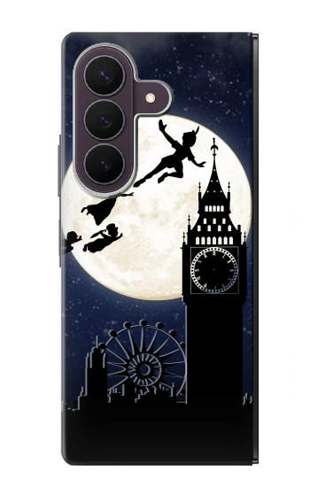 S3249 Peter Pan Fly Full Moon Night Case For Samsung Galaxy Z Fold 8 Ultra