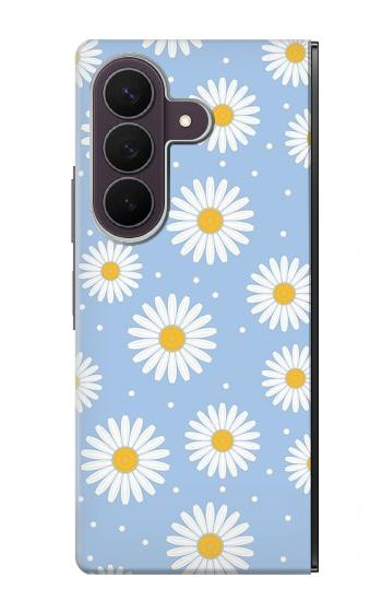 S3681 Daisy Flowers Pattern Case For Samsung Galaxy Z Fold 8 Ultra