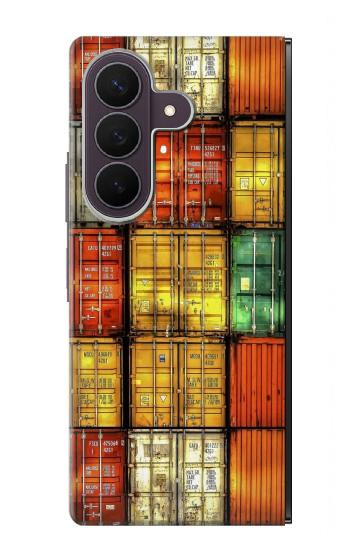 S3861 Colorful Container Block Case For Samsung Galaxy Z Fold 8 Ultra