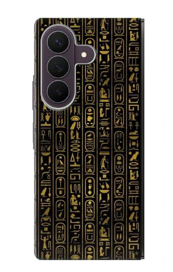 S3869 Ancient Egyptian Hieroglyphic Case For Samsung Galaxy Z Fold 8 Ultra