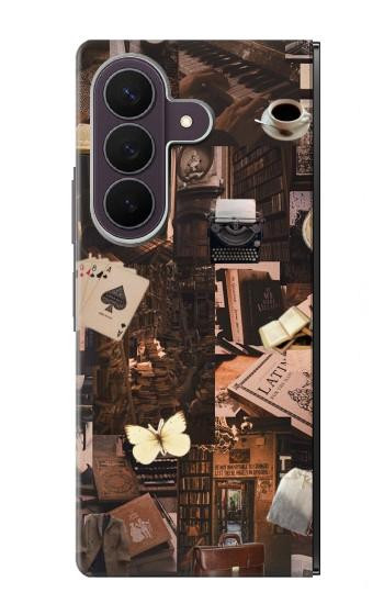 S3877 Dark Academia Case For Samsung Galaxy Z Fold 8 Ultra
