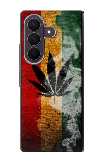 S3890 Reggae Rasta Flag Smoke Case For Samsung Galaxy Z Fold 8 Ultra