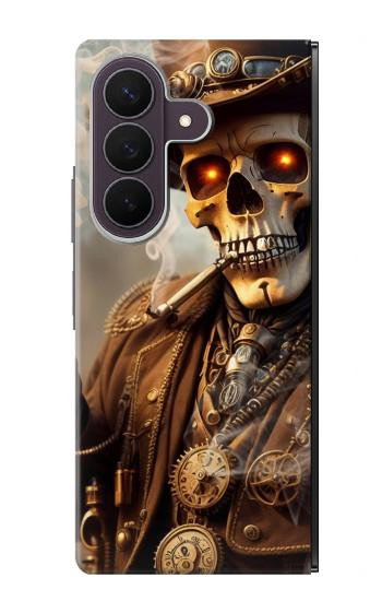 S3949 Steampunk Skull Smoking Case For Samsung Galaxy Z Fold 8 Ultra