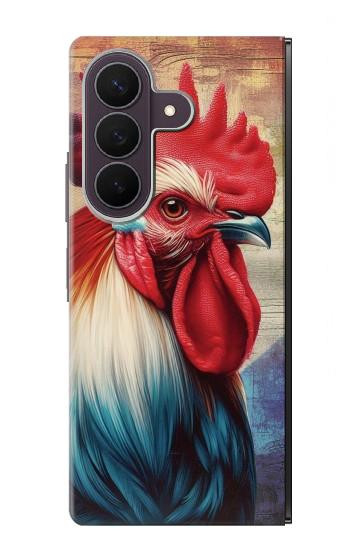 S3987 French Rooster Case For Samsung Galaxy Z Fold 8 Ultra