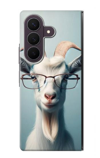 S3991 Goat Glasses Case For Samsung Galaxy Z Fold 8 Ultra