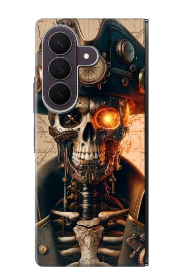 S4018 Steampunk Pirate Skull Case For Samsung Galaxy Z Fold 8 Ultra