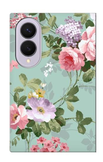 S2178 Flower Floral Art Painting Case For Samsung Galaxy Z Fold 8