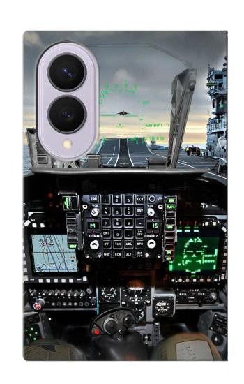 S2435 Fighter Jet Aircraft Cockpit Case For Samsung Galaxy Z Fold 8