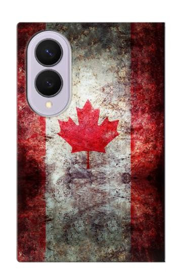 S2490 Canada Maple Leaf Flag Texture Case For Samsung Galaxy Z Fold 8