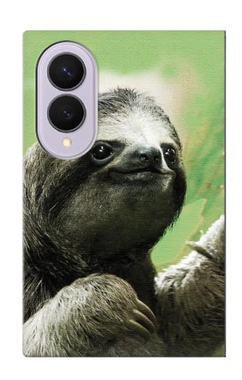 S2708 Smiling Sloth Case For Samsung Galaxy Z Fold 8