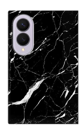 S2895 Black Marble Graphic Printed Case For Samsung Galaxy Z Fold 8