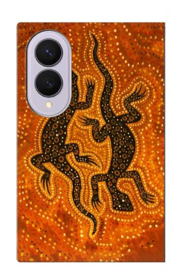 S2901 Lizard Aboriginal Art Case For Samsung Galaxy Z Fold 8
