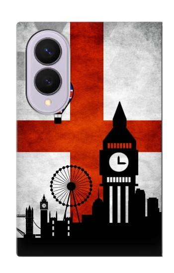 S2979 England Football Soccer Case For Samsung Galaxy Z Fold 8